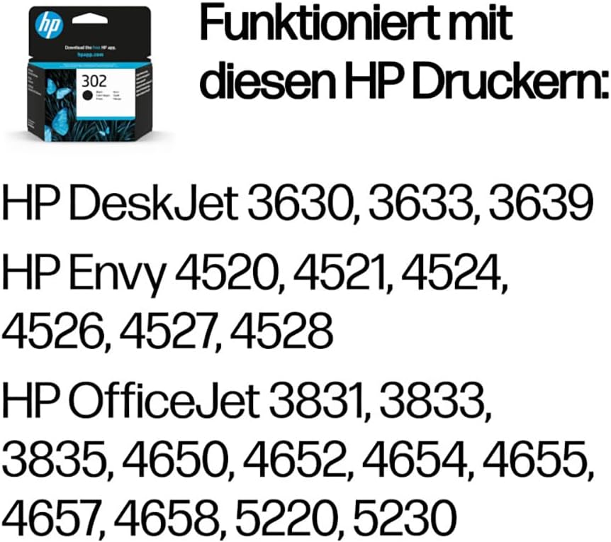 HP 302 Schwarz, Original Druckerpatrone - Analyse des détails et conception