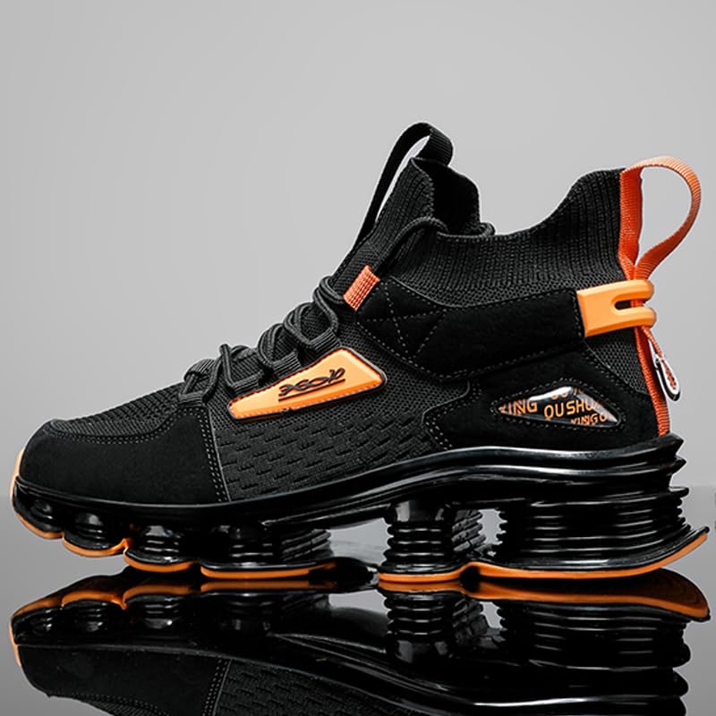 Men's Blade Sneakers for Men Tennis Shoes Mens Trail Running Fashion Shoe Man Brown Black Size Basketball Runner3