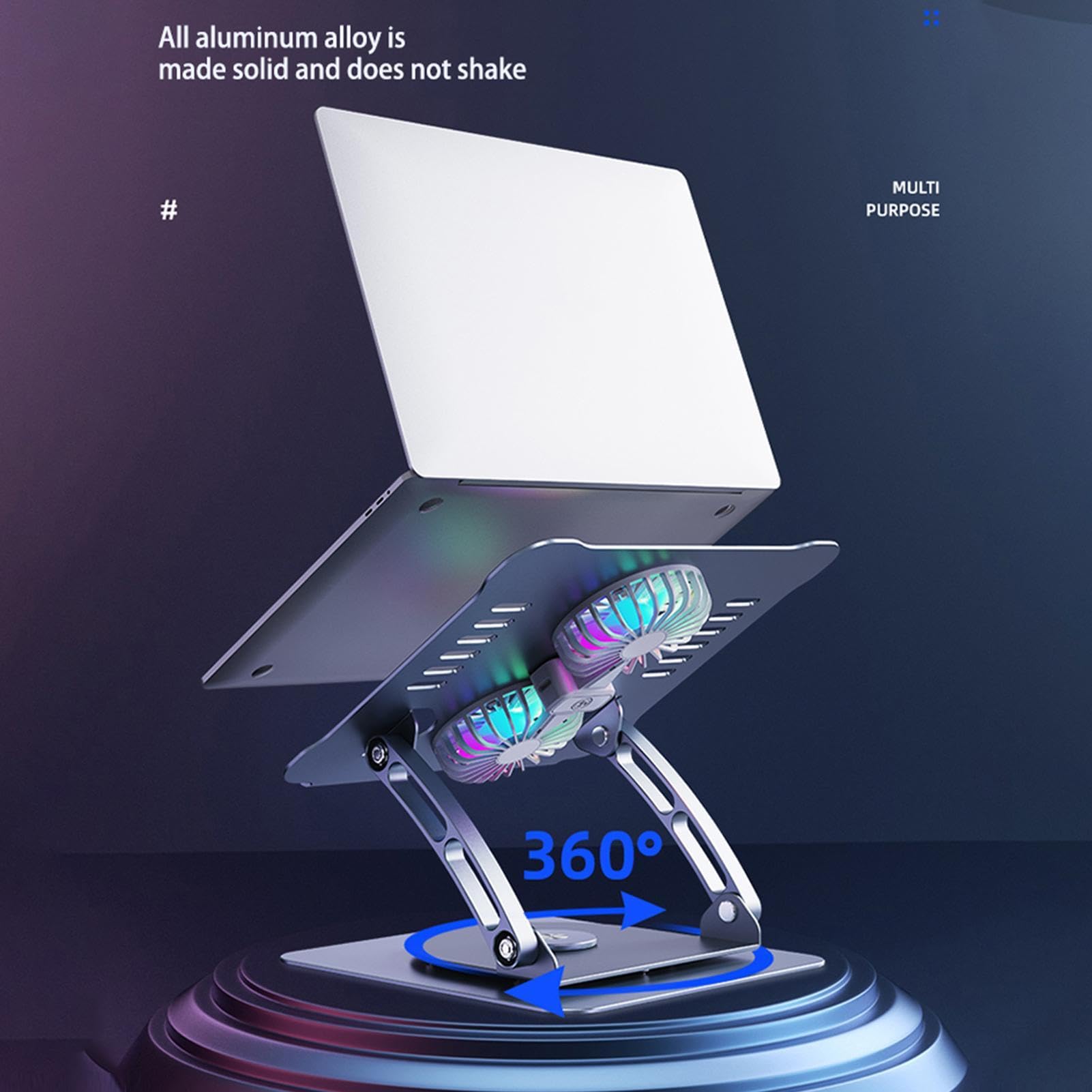 Plaptop Soporte para Escritorio, Elevador de computadora portátil