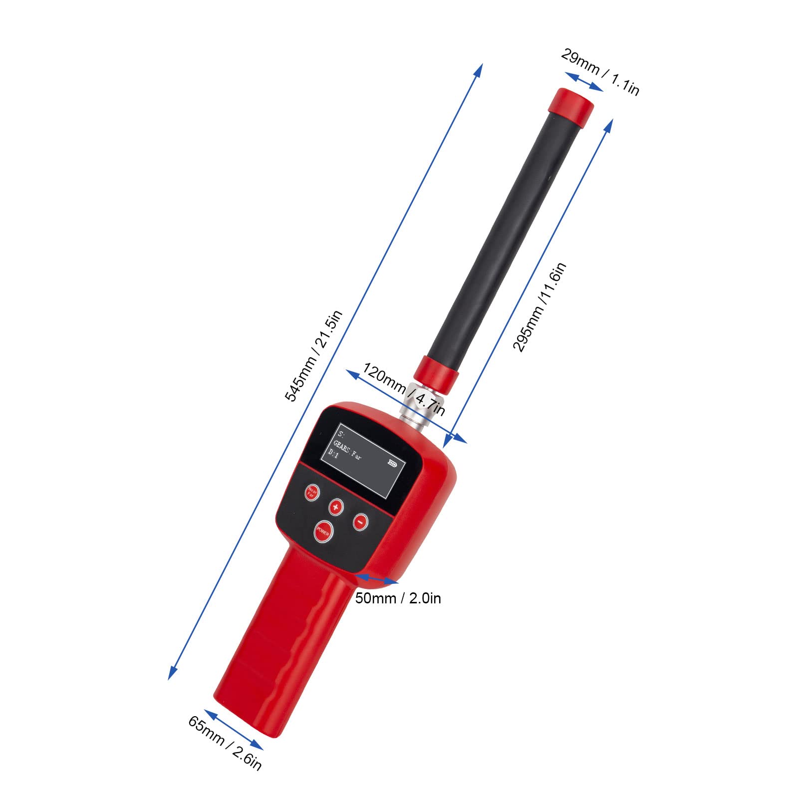 Localisateur de Tuyau 512HZ Récepteur Sonde Émetteur Localisateur de Caméra D'égout avec écran LED Bobine D'induction Intégrée pour L'exploration Souterraine