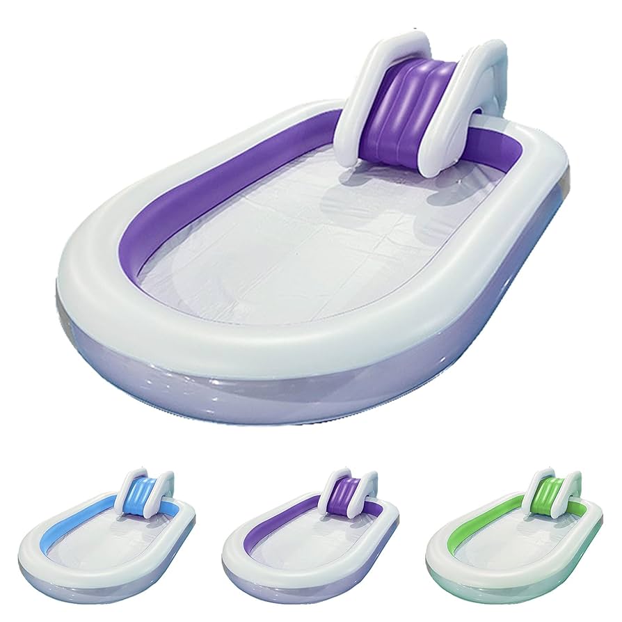 ビニールプール キッズプール 滑り台付 カメとクマノミ ビニールプール キッズプール 滑り台付 カメとクマノミ の通販