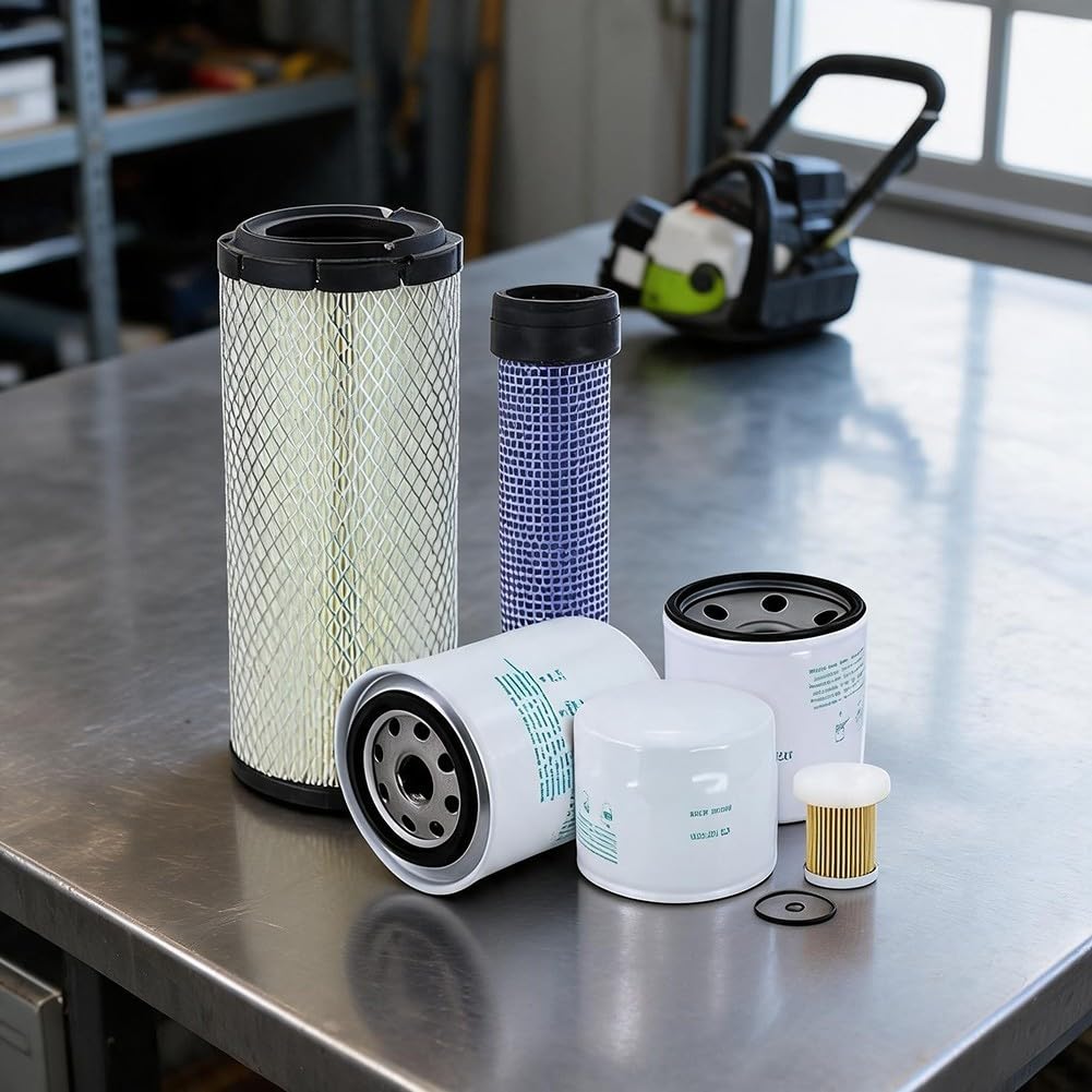 Kit Filtros para tractor Serie L: Aire, Aceite, Combustible Kit