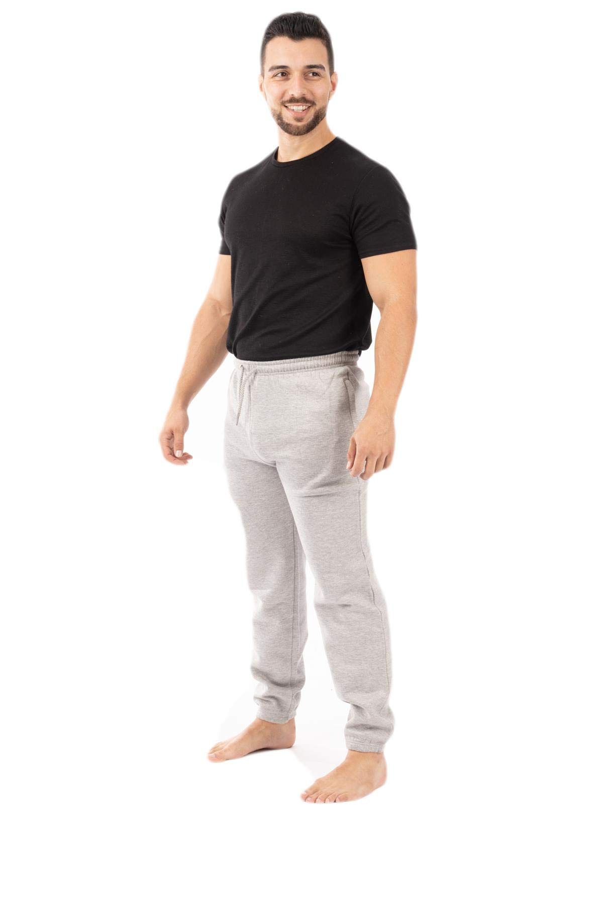 Toro RoccoMen's Tracksuit Bottom Joggers Sweat Pants Gym Trousers Fleece Jog Pant with Cuffed Bottoms Regular Fit Lounge Wear