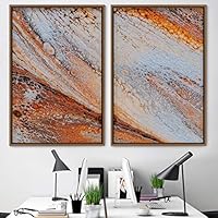 2 Piece Framed Canvas Wall Art Hardened Surface Canvas Prints Home Artwork Decoration for Living Room,Bedroom - 16