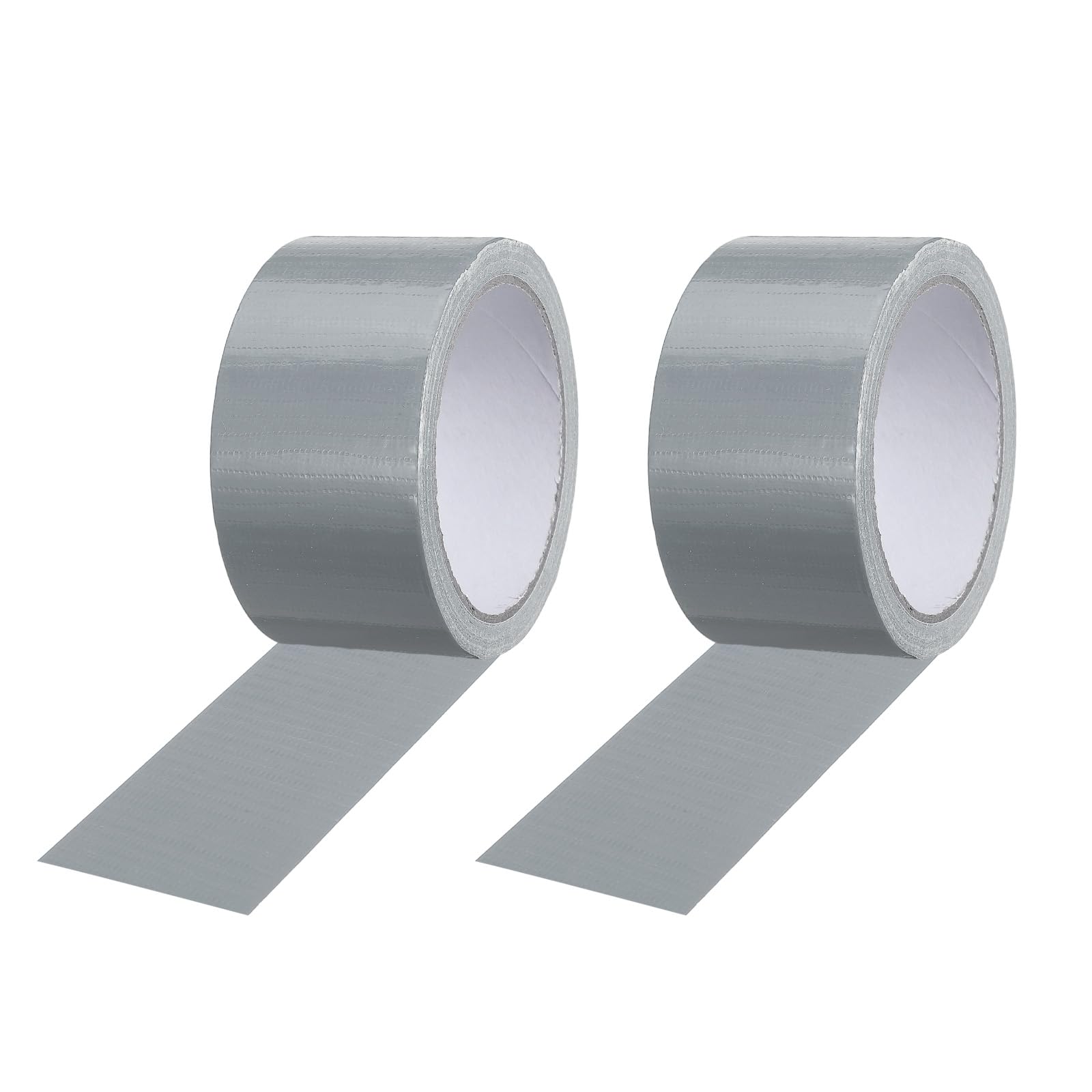 PATIKIL Gaffers Tape 4.8cm x 15 Meters, 2 Pack Waterproof Court Line Tape Floor Marking Kit Matte for Cables Photography Filming Backdrop Sports, Silver
