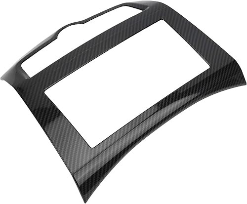 Miniatura 8 de Panel de navegación, panel de navegación GPS, cubierta de fibra de carbono para Navara NP300 Frontier 2015-2019, accesorios para interior de