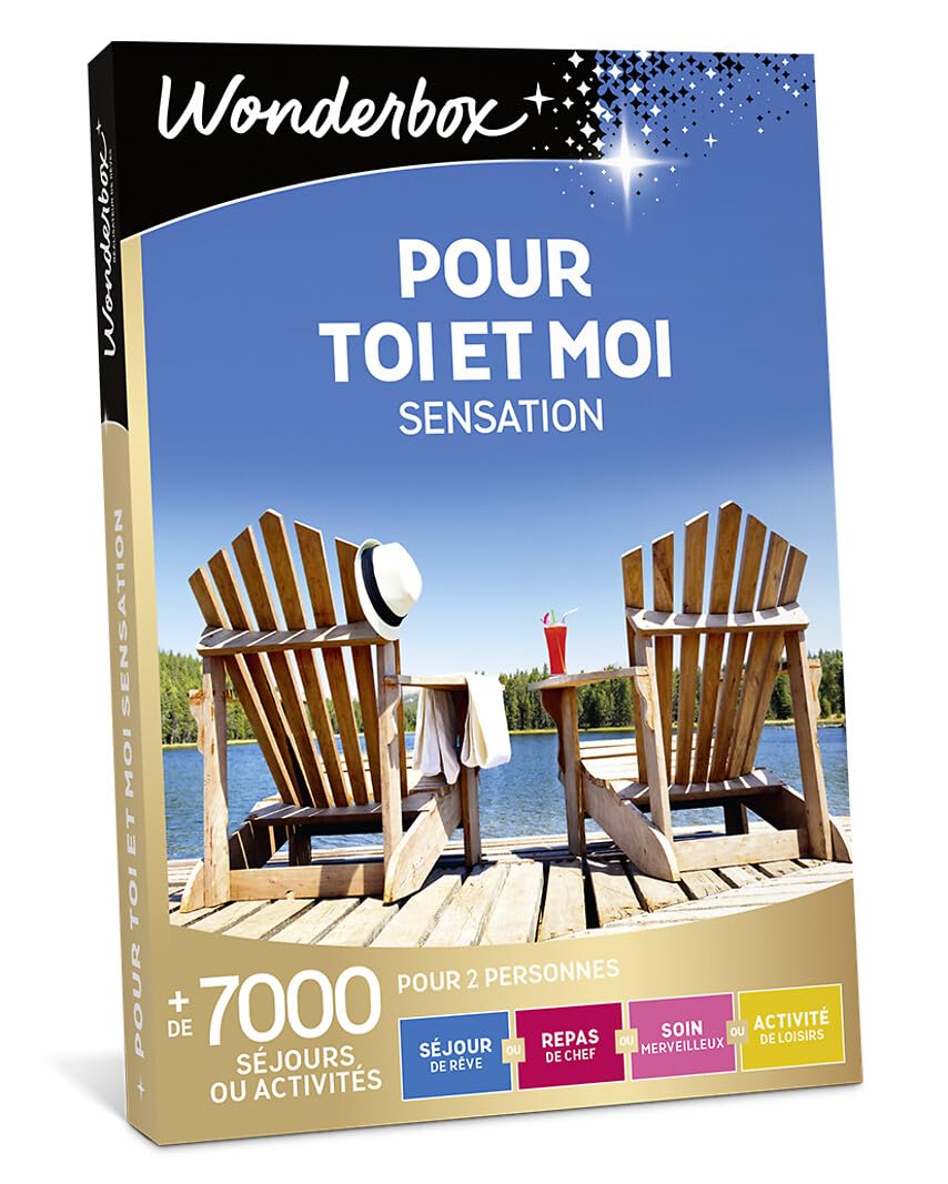 Wonderbox - pour Toi Et Moi Sensation - Coffret Cadeau - Idée Cadeau Multi Activités