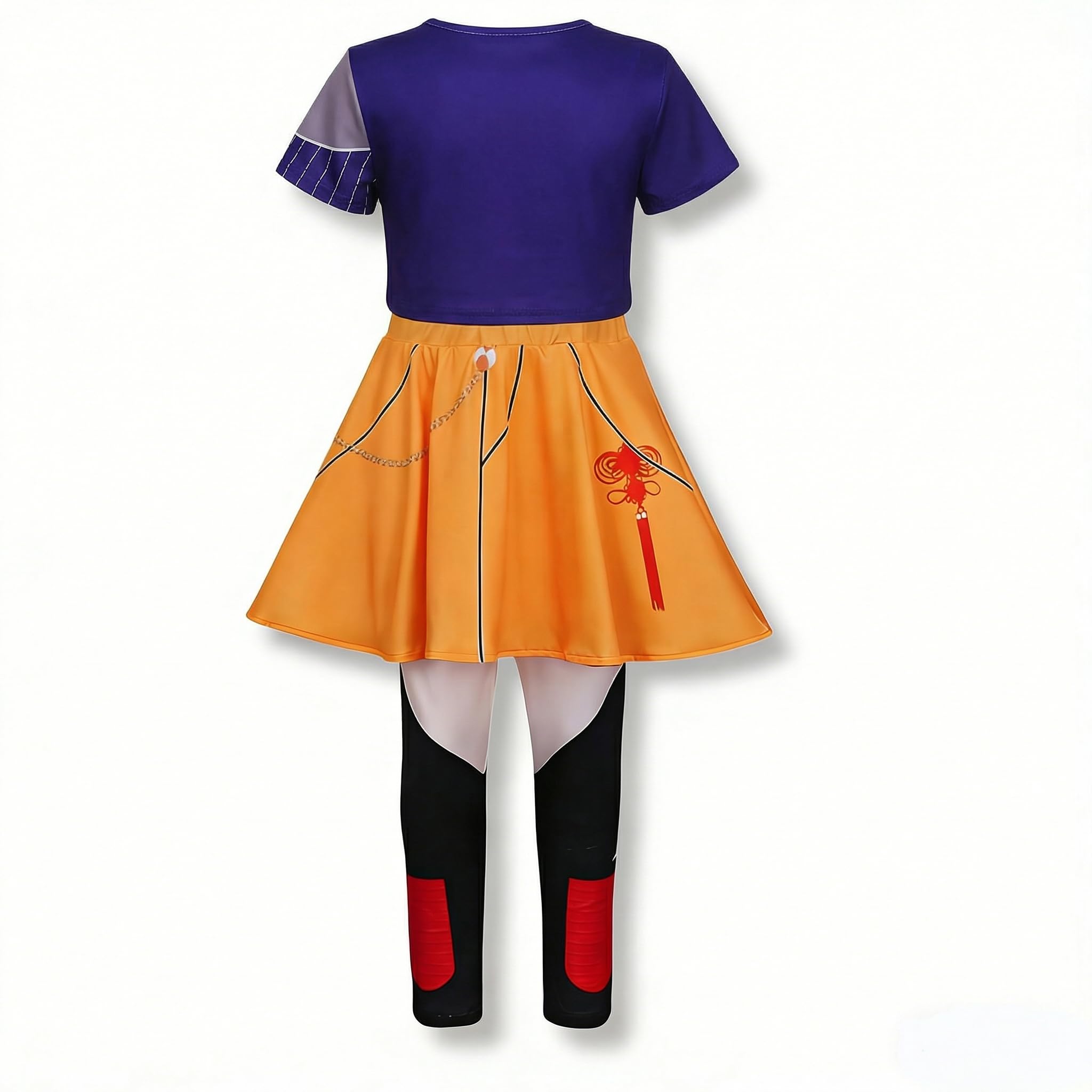 Yigoo Pop singer Kostüm Kinder, Korean Star Cosplay Costume Outfit Mädchen, Popsänger Idol Bühnenuniform Verkleidung für Karneval Halloween Party 140