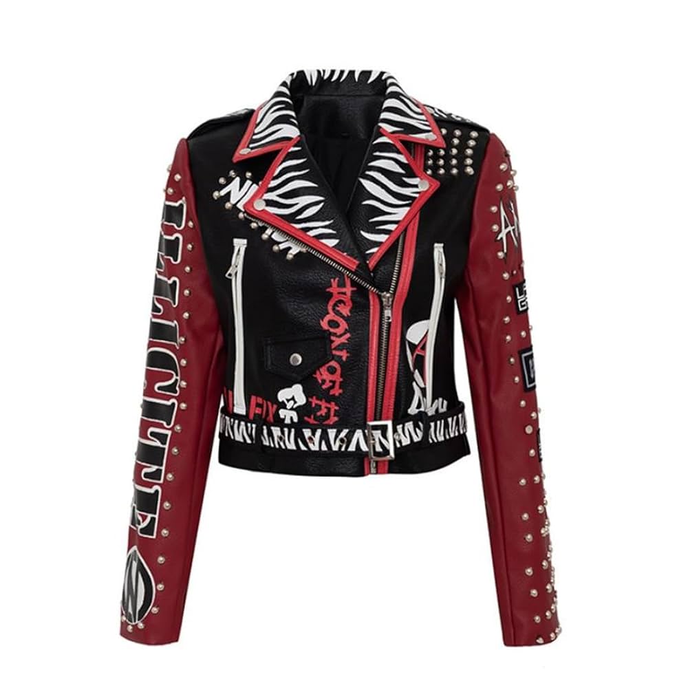 JUDY 異素材レザージャンパ－　　　　【極美品】 ホームアイホーム ジャケット 革ジャン レザージャケット