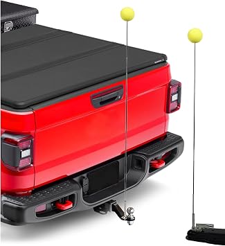JOUNJIP 52 inch Magnetic Trailer Hitch Alignment Kit - [Upgraded] Wider Base for Boat Camper Horse Trailer RV Hitching Towing Accessories -Adjustable Guide Poles Extend Up to 52 - 2 pcs