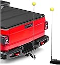 JOUNJIP 52 inch Magnetic Trailer Hitch Alignment Kit - [Upgraded] Wider Base for Boat Camper Horse Trailer RV Hitching Towing Accessories -Adjustable Guide Poles Extend Up to 52” - 2 pcs