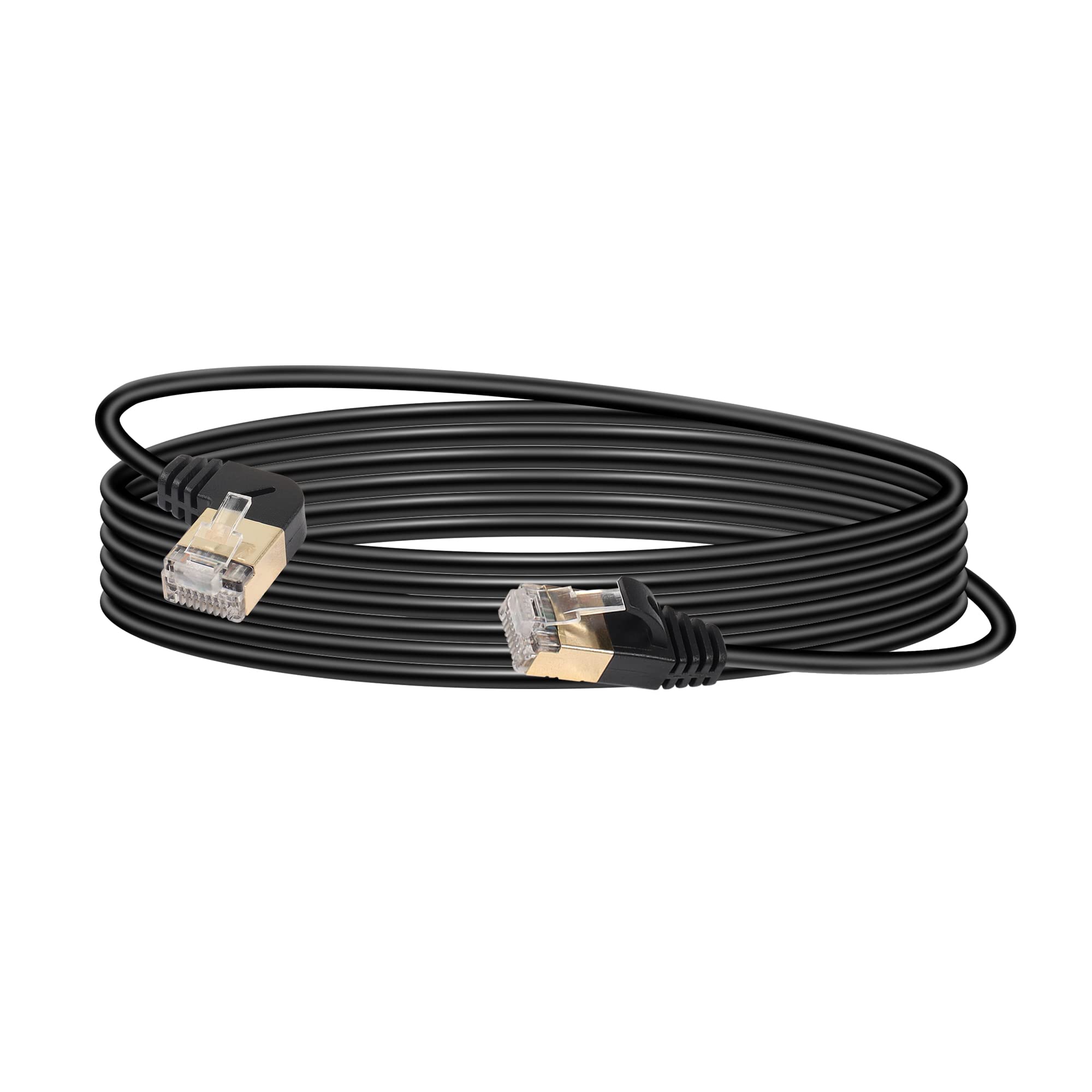 Cavo Ethernet Cat8 SinLoon 10FT - 40Gbps, Angolo 90°, Schermato, Per Gaming E Rete Ad Alta Velocità - Foto 10