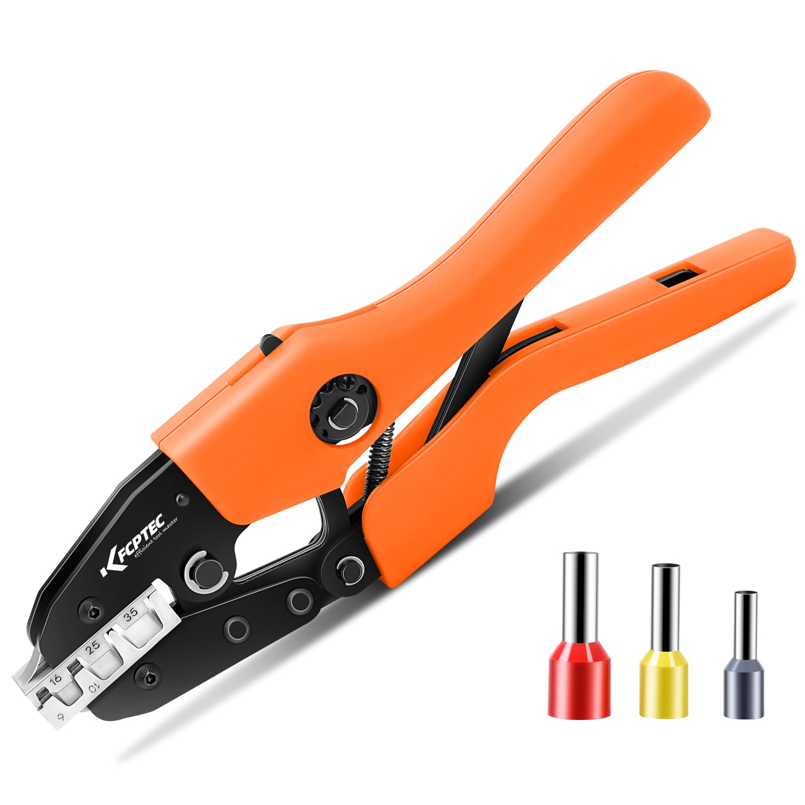 KF CPTEC Crimpadora para férulas, casquillos AWG 2-10/6-35mm²