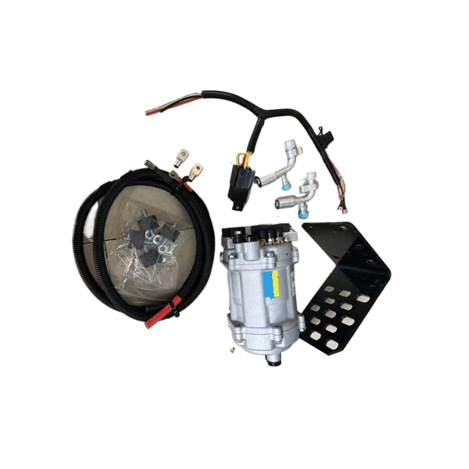 Elektrischer Universal A/C AC-Kompressor Ein Set Lastwagen Kleines Auto | Motorhaus Mit Connect Line 12V / 24V(24v a set)