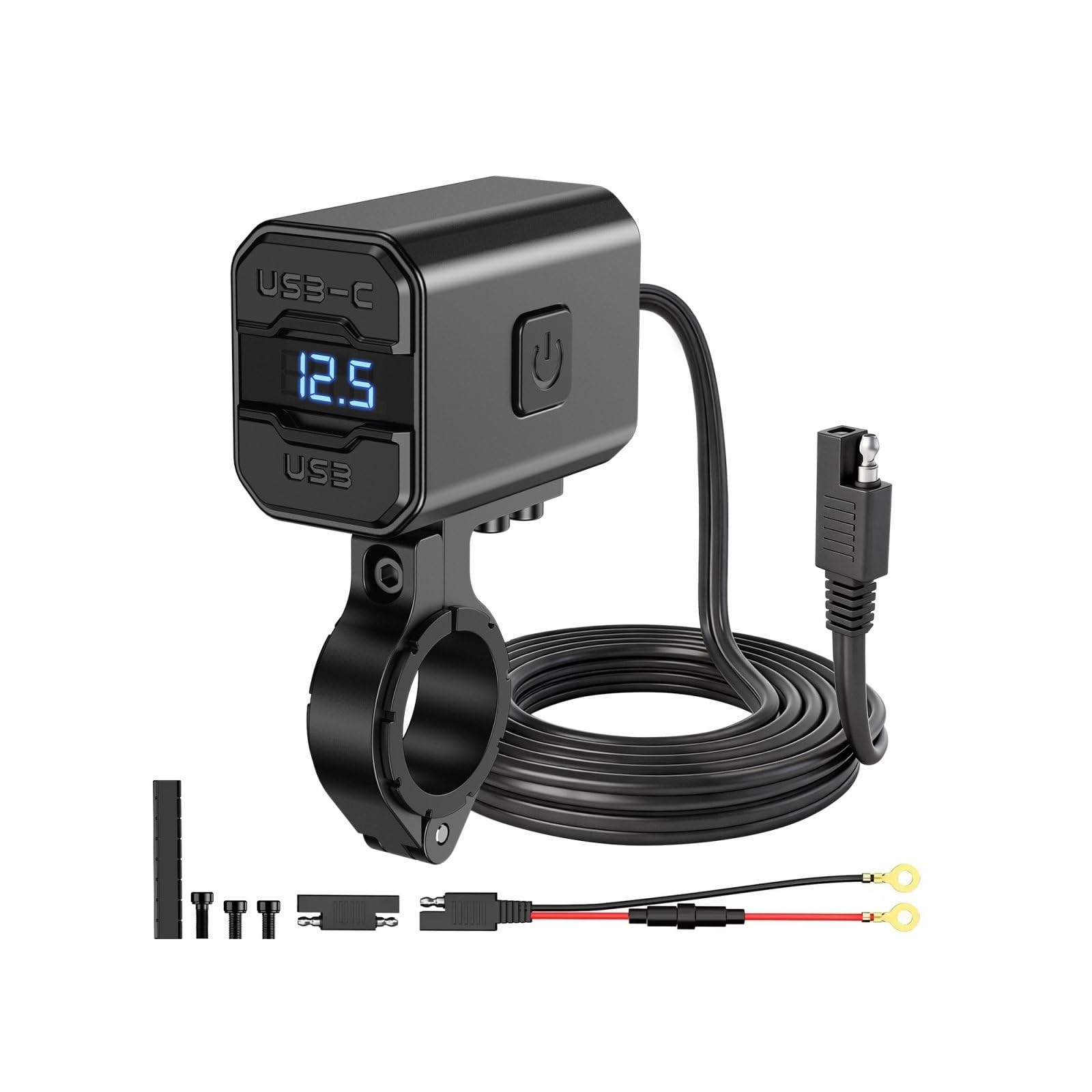 Navigations Ladegerät, USB Anschluss für Motorräder