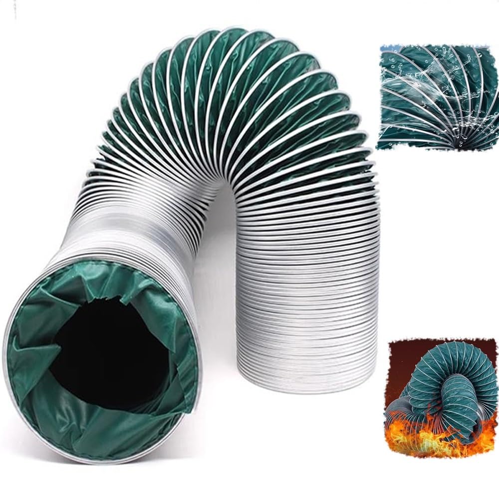 Manguera flexible para ventilación y escape, conducto ignífugo resistente, compatible con varias aplicaciones