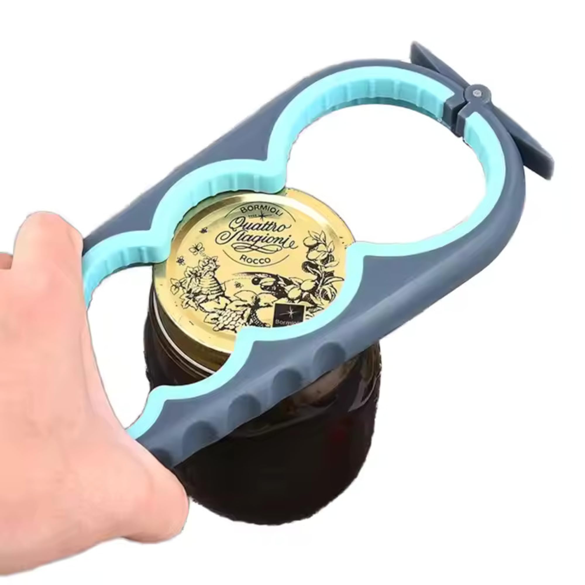 4 in 1 Jar Opener Set, Non-Slip Handle, Easy Open for Seniors & Arthritis, for Jars Cans, Wine & Beverage Bottles - Image 4