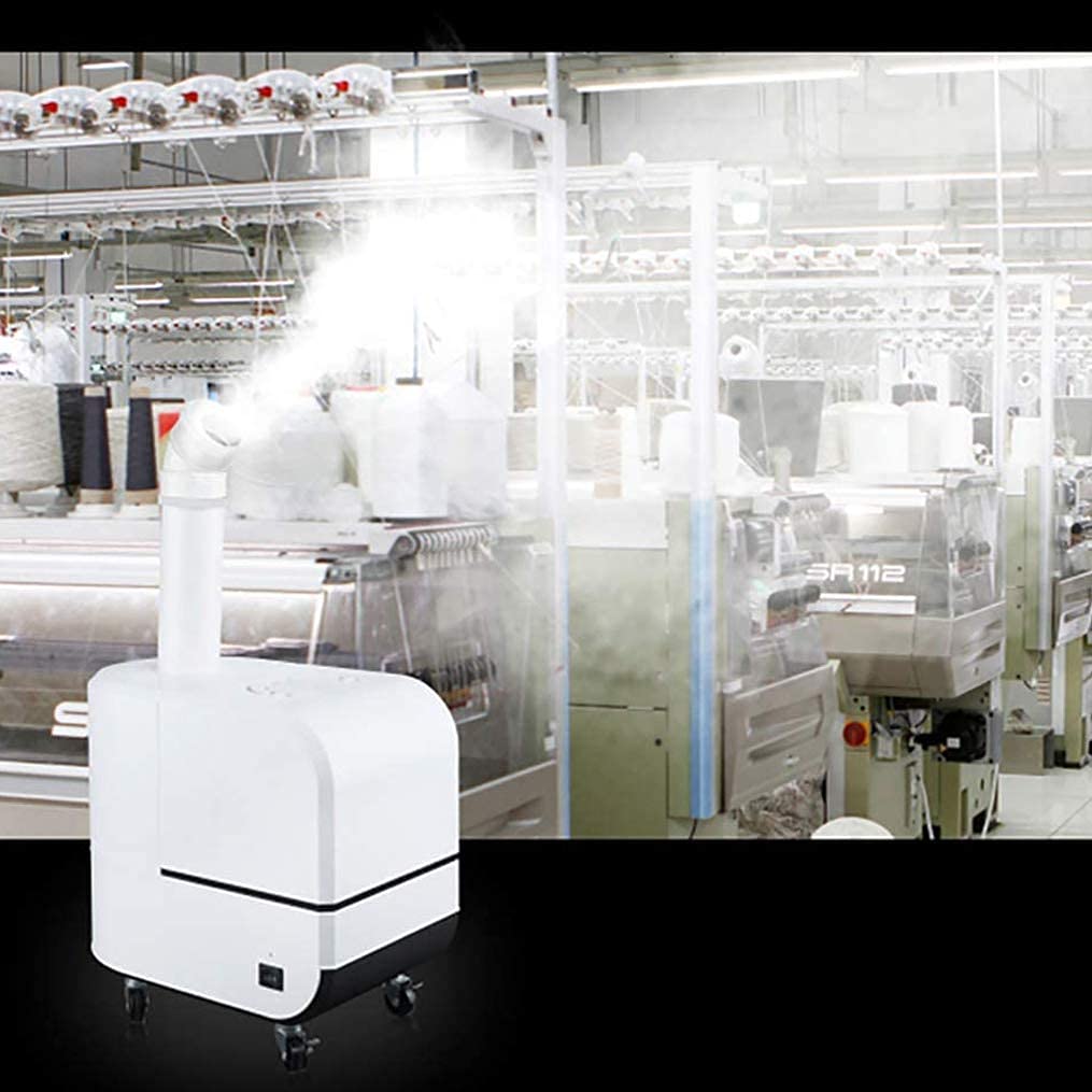 Umidificatori per Camera da Letto, umidificatore Industriale 140W, diffusore di Nebbia Fredda Commerciale 12L, Grande capacità 1800ml/h, rimozione Polvere statica, supermercat,