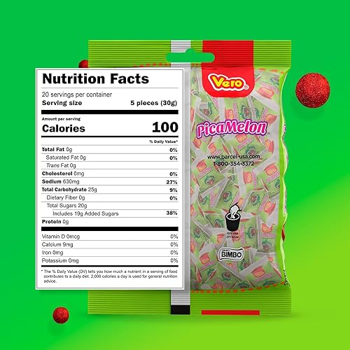 Miniatura 3 de Vero Pica Gomas - Gomitas de sabor chile, caramelo mexicano, 100 piezas, 1 libra, 5.15 onzas