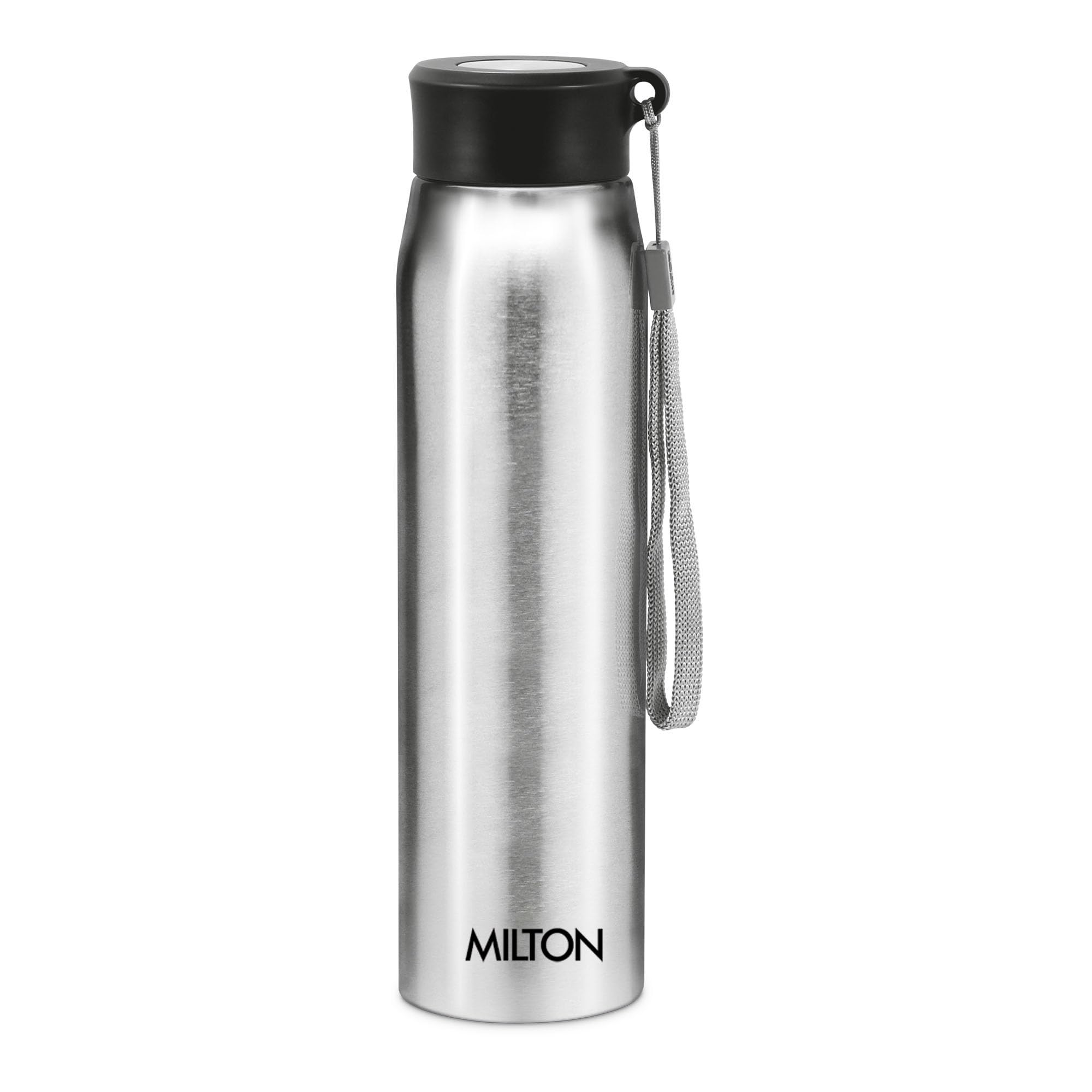 MILTON Handy 850 Stainless Steel Sipper Water Bottle 780 ml, Single Walled, ISI Certified I Leak Proof Lid, Rust Proof I For School, Office, Gym I Silver