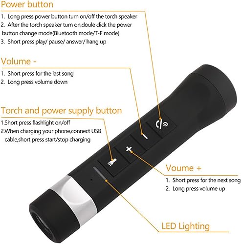 Miniatura 2 de Altavoz Bluetooth para bicicleta, altavoz Bluetooth de bicicleta 2 en 1 y luz de bicicleta  Sistema de sonido de bicicleta premium  Audio de