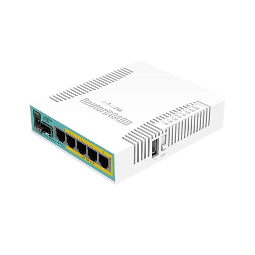 Mikrotik Routerboard hEX RB960PGS 128MB Router Gigabit 5 Ports PoE in