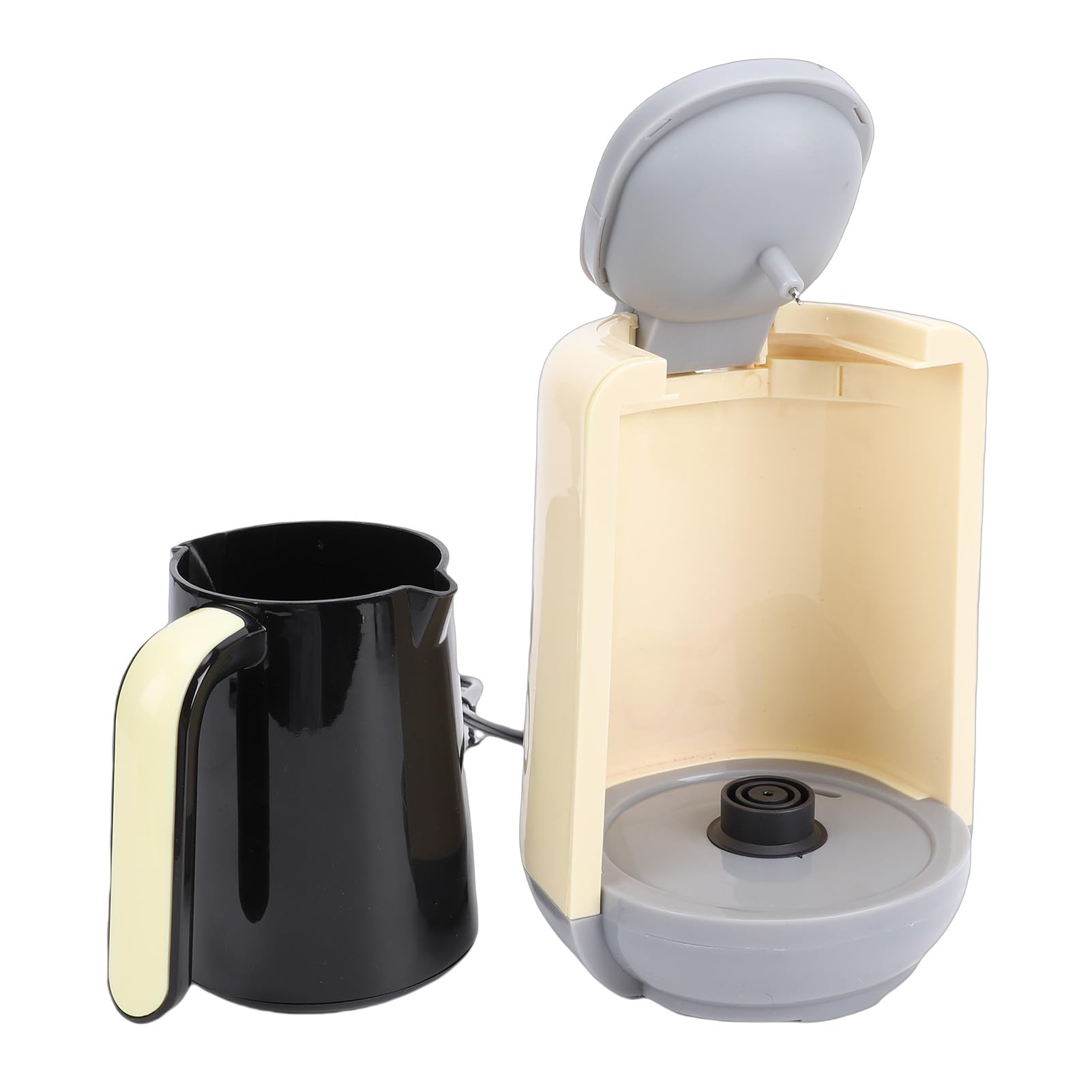 Macchina da caffè turca 400 W, caffettiera elettrica con tazza, per casa, ufficio e viaggi (giallo)