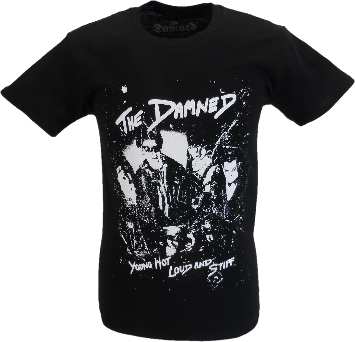 Mazeys Mens Official The, Damned T Shirts (UK, Alpha, XL, Regular, Regular, Young Hot Loud & Stiff)