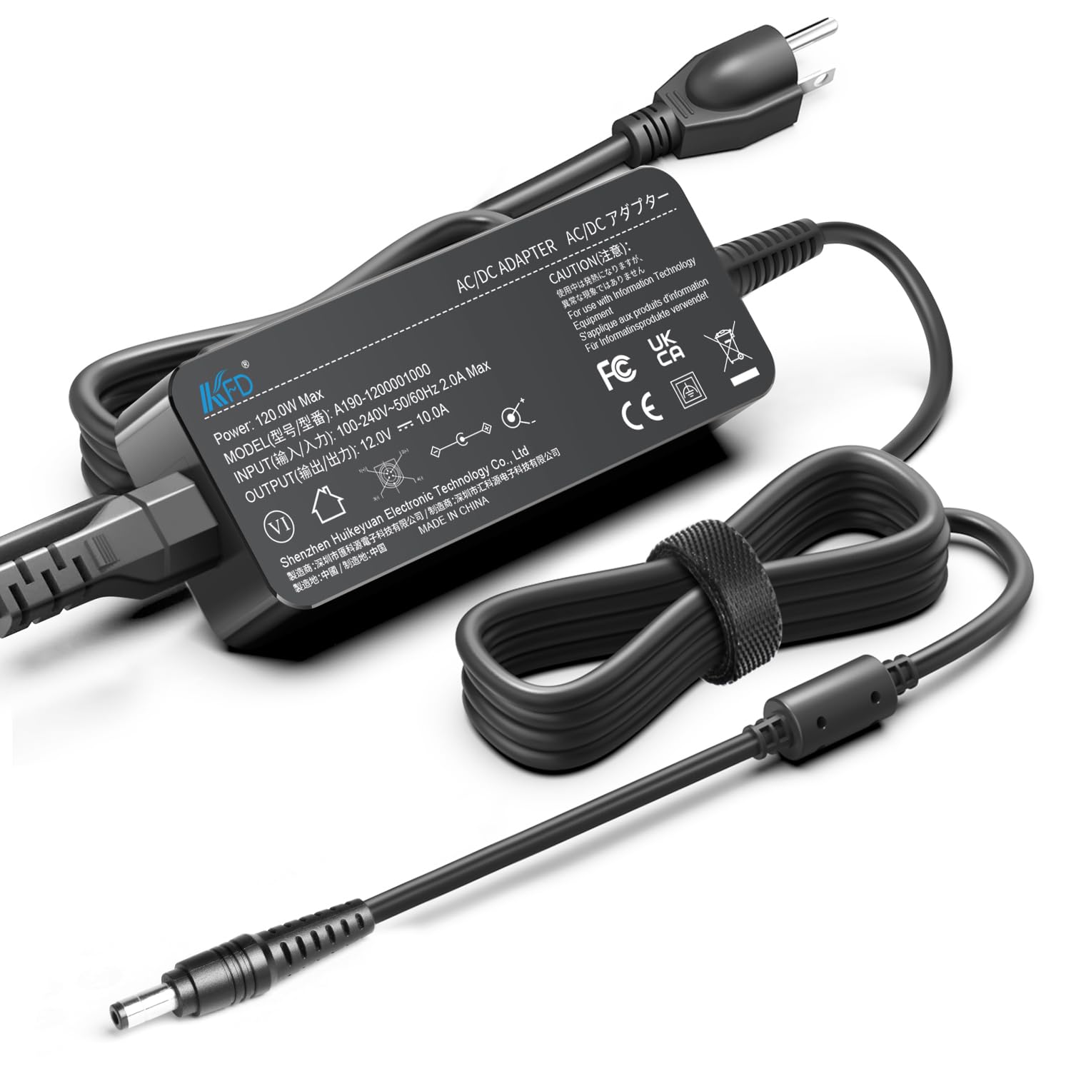 Amazon.com: KFD 12V 9A 10A 120W AC/DC Adapter for Data Robotics