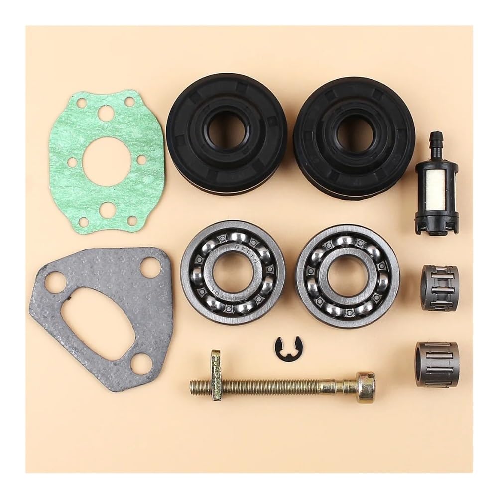 Kit de Ajuste del Tensor de Cadena del Sello de Aceite del cojinete del cigüeñal, Compatible con Motosierra 136, 137, 141, 142, 36 y 41 (530-05-63) Accesorios