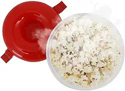 YAZI Pipoqueira Para Micro-ondas Easy 14x12cm Vermelho - YP1728 - Yangzi