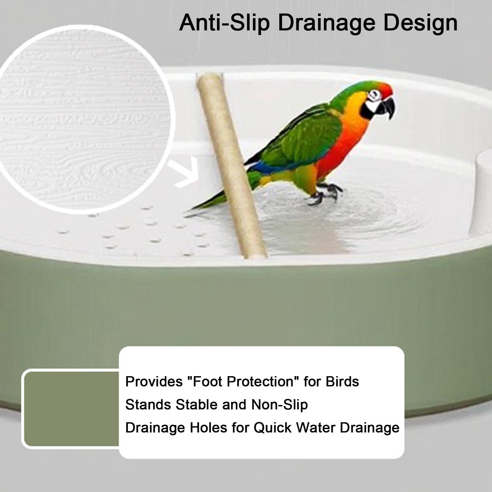 Bebedero para Jaula de Pájaro,Fuente Automática con Alimentación USB,Ducha para Periquitos, Cotilas, Agapornis, Cacatúa, Loros Grises Africanos - para Jaula Interior: Periquitos, Agapornis, Ninfas, Ca — view 7