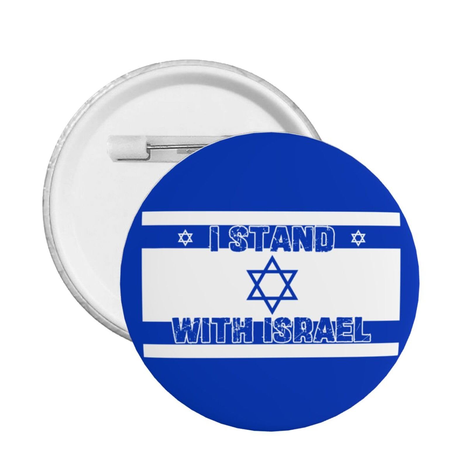 I Stand With Israel Pin Pray For Israel Pin Israel Strong Pin I Love Israel Pin Round Button Badge Pin Medal Pins Brooch Party Supplies Holiday Decoration Pins