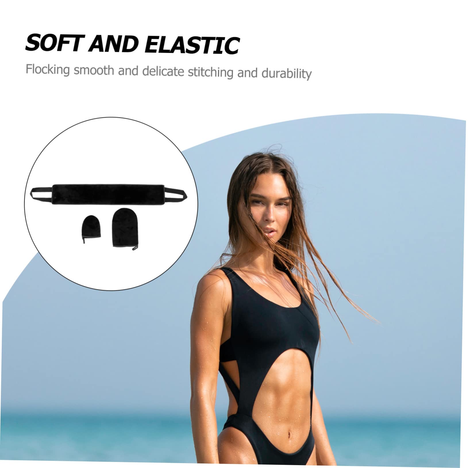 FOMIYES 2sets Tanning Applicator Set Self Tanner Glove Exfoliating Mitts 3pcs*2