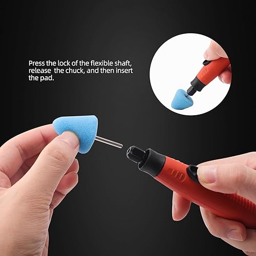 Miniatura 5 de esponja cónica de espuma para pulir metal