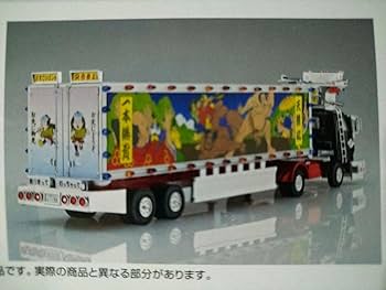 専用　デコトラプラモデル　コンテナ運搬車 デコトラ‼️1/32 プロフィア☆家畜輸送車☆完成品‼️ - メルカリ