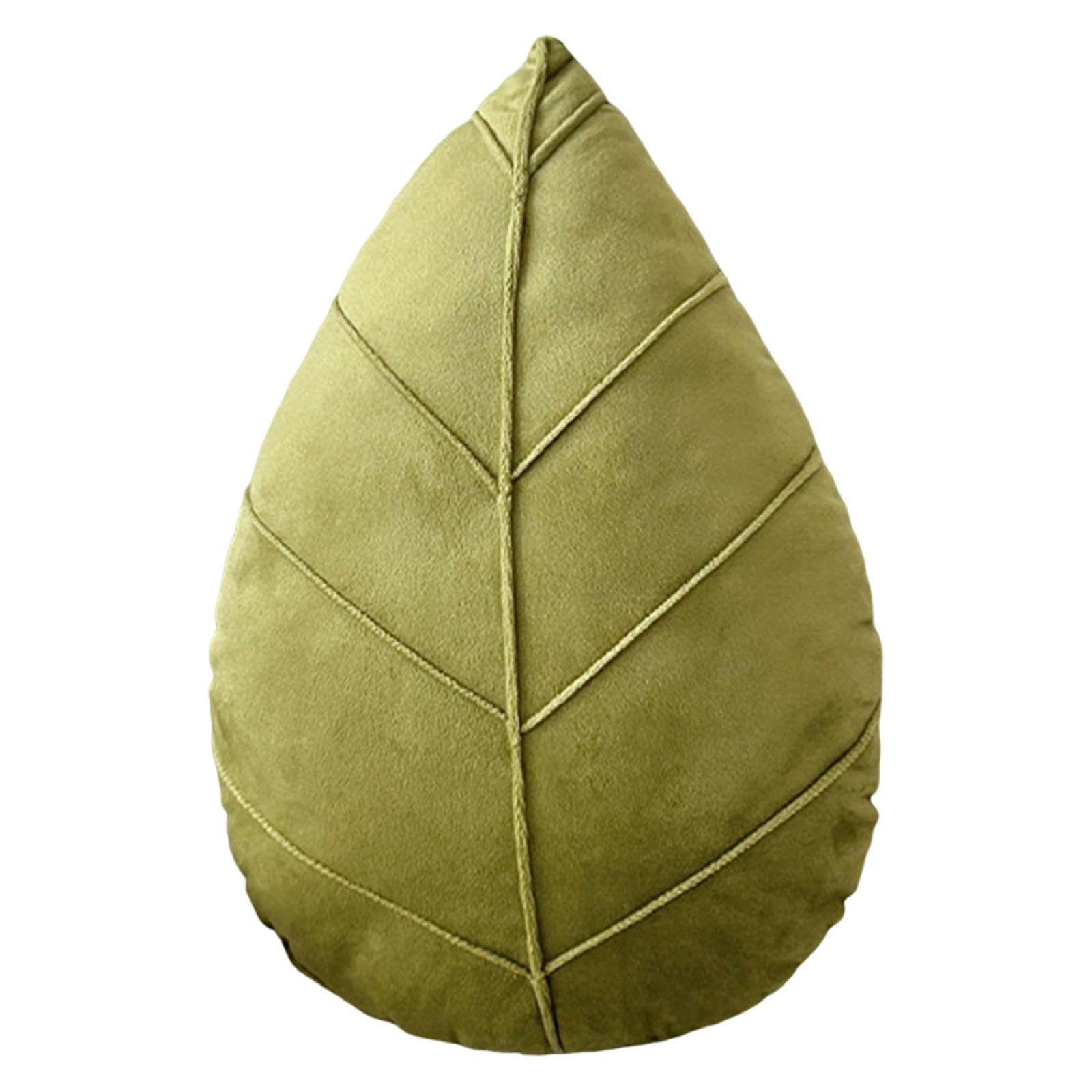 ATORSE Leaf Decorative Pillow Soft Gift Plush Throw Pillow for Sofa Holiday Bedroom Grass Green 50X30Cm Home & Garden | Home Dacor | Pillows-image-45