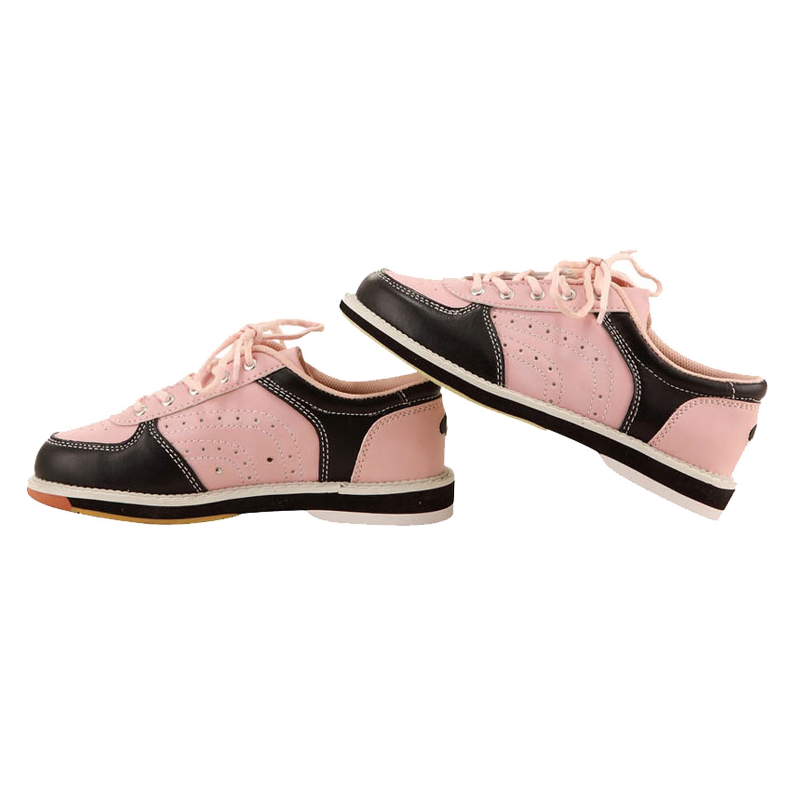Zapatos de Bolos para Exteriores,Zapatos de Bolos Unisex Adulto,Zapato de Bolos jóvenes,Zapatos de Bolos Interiores,Resistente Desgaste,Transpirable,para Hombres,Mujeres,Adultos,Negro