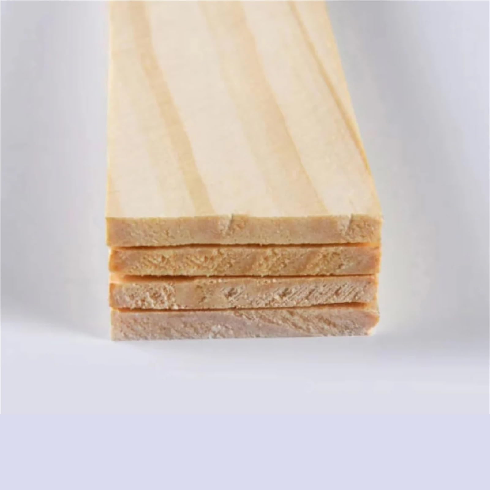 Palitos Helado Para Manualidades 20 tiras de madera rectangulares de 3/5/8 mm de grosor, tablero de pino macizo, material for modelismo DIY, manualidades, decoración, piezas.(250x50x5mm)