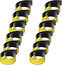 Westcott E-15990 00-I - Cinta métrica flexible con reverso magnético (30 cm, 12 unidades), color amarillo y negro