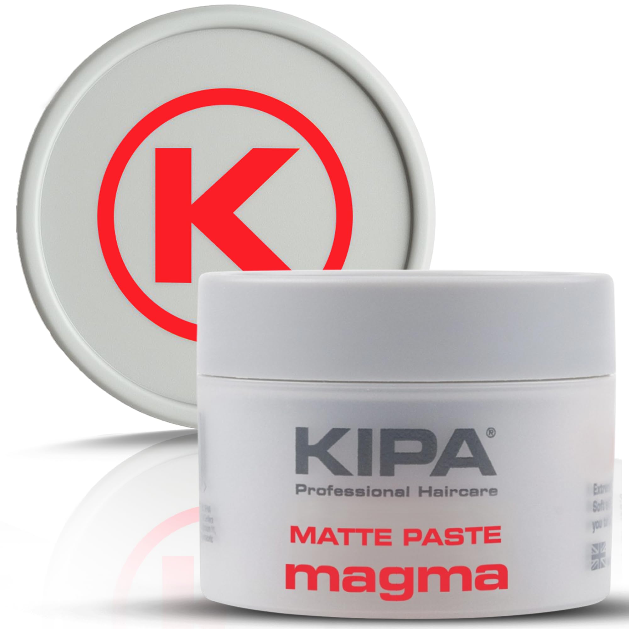 KIPA Magma Matte Paste | Strong Hold | Matte Finish | Texturising Hair Styling Paste | Adds Texture & Definition | Natural Look | Long Lasting | Water-Based | Easy Wash Out | All Hair Types | 100ml