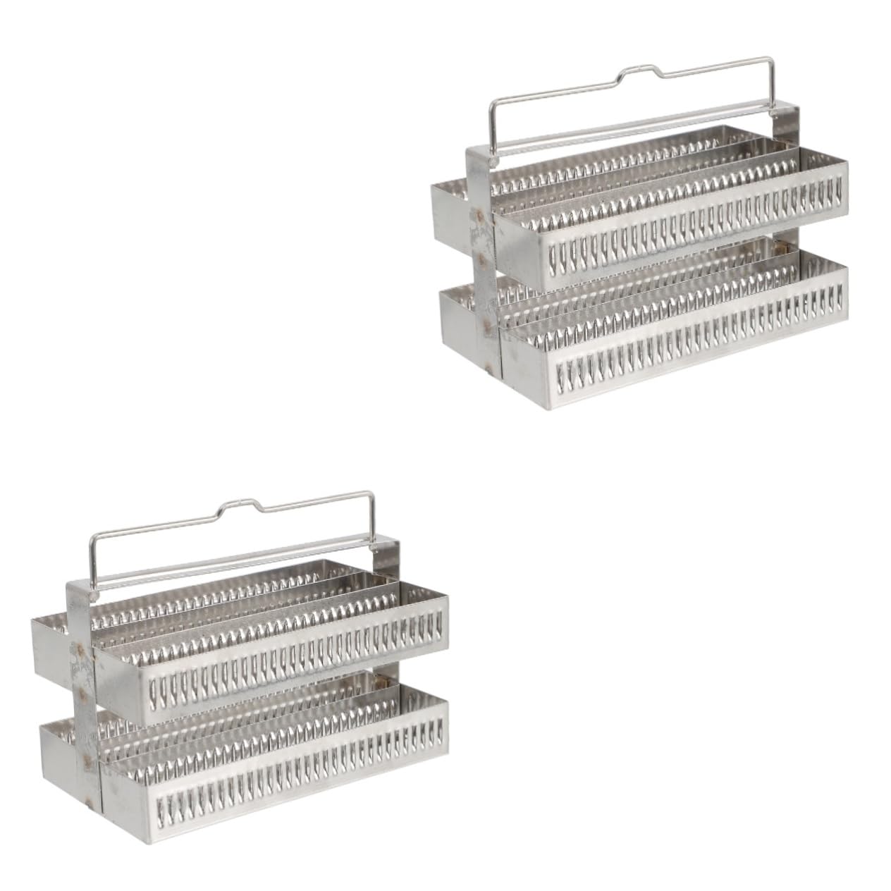 2piezas Estante De Acero Inoxidable Para De Rack Para Secado De Muestras Soporte Práctico y Duradero Para Laboratorio