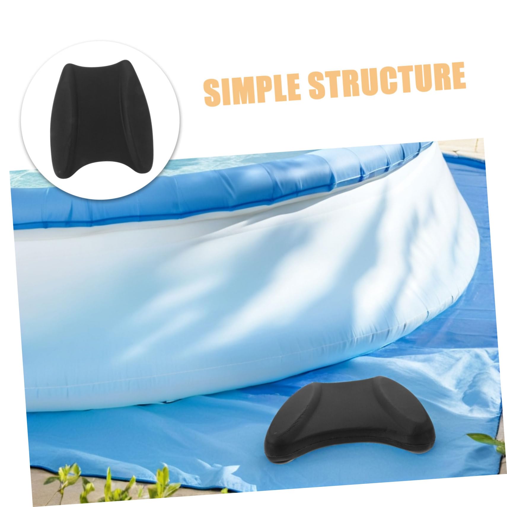 Tabla de Natación Flotante Eva Negra 2 Piezas para Entrenamiento | Ayuda para Natación, Diseño Portátil y Ligero, Estabilidad Extra en Piscina y Deportes Acuáticos