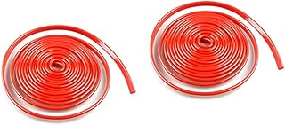 Wakauto 2 Peças Protetores De Porta Protetor De Porta Preto Protetor De Porta De Carro Guarnição De Plástico Protetor De Porta De Carro Capa De Porta Automática Protetor De Arranhões