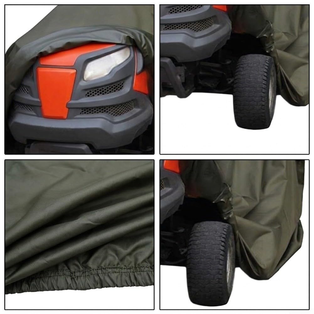 Funda Protectora Exterior Cortacésped Anti-UV(Army Green S (170 * 61 * 117 Cm))