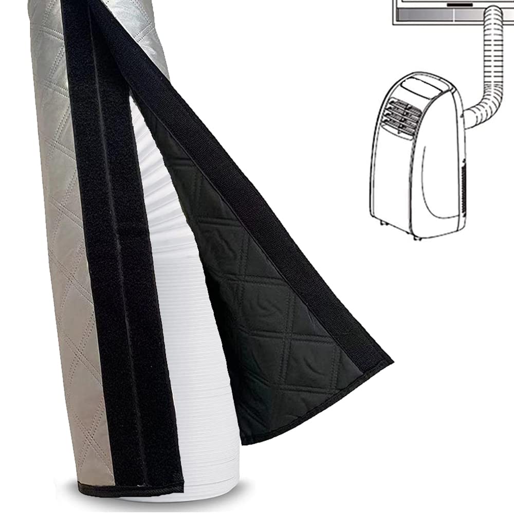 Skyour Portable Air Conditioner Insulated Hose Cover Wrap AC Hose Protective Dust Sleeve Air Conditioners Hose Covers Universal Fit Both 5 inch&5.9
