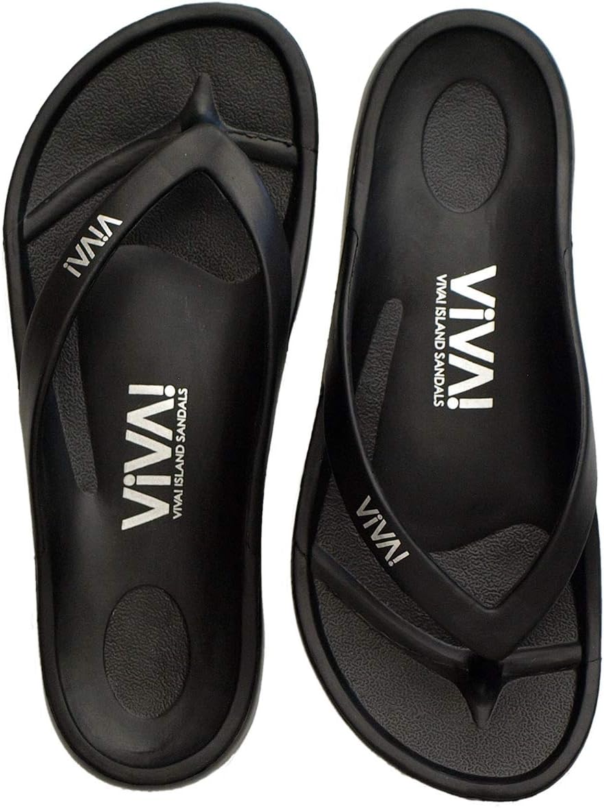 [VIVA! ISLAND] SANDALS(ビバアイランド) FLIP FLOP ビーチサンダル White/Blue