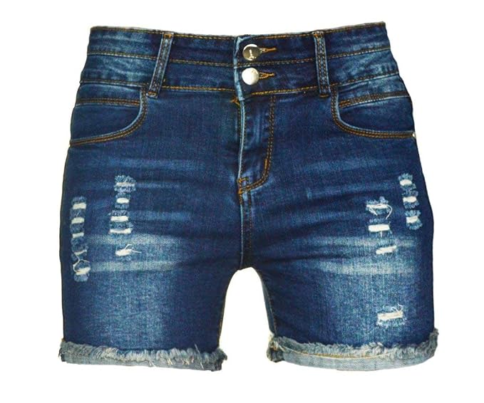 Hot Pants Distressed Denim Shorts 