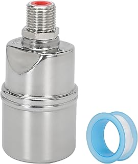 304 Stainless Steel Fully Automatic Water Level Control Float Valve, 1/2" Floating Ball Valve, Mini Float Valve Auto Fill Shut Off for Water Tank Pool Pond