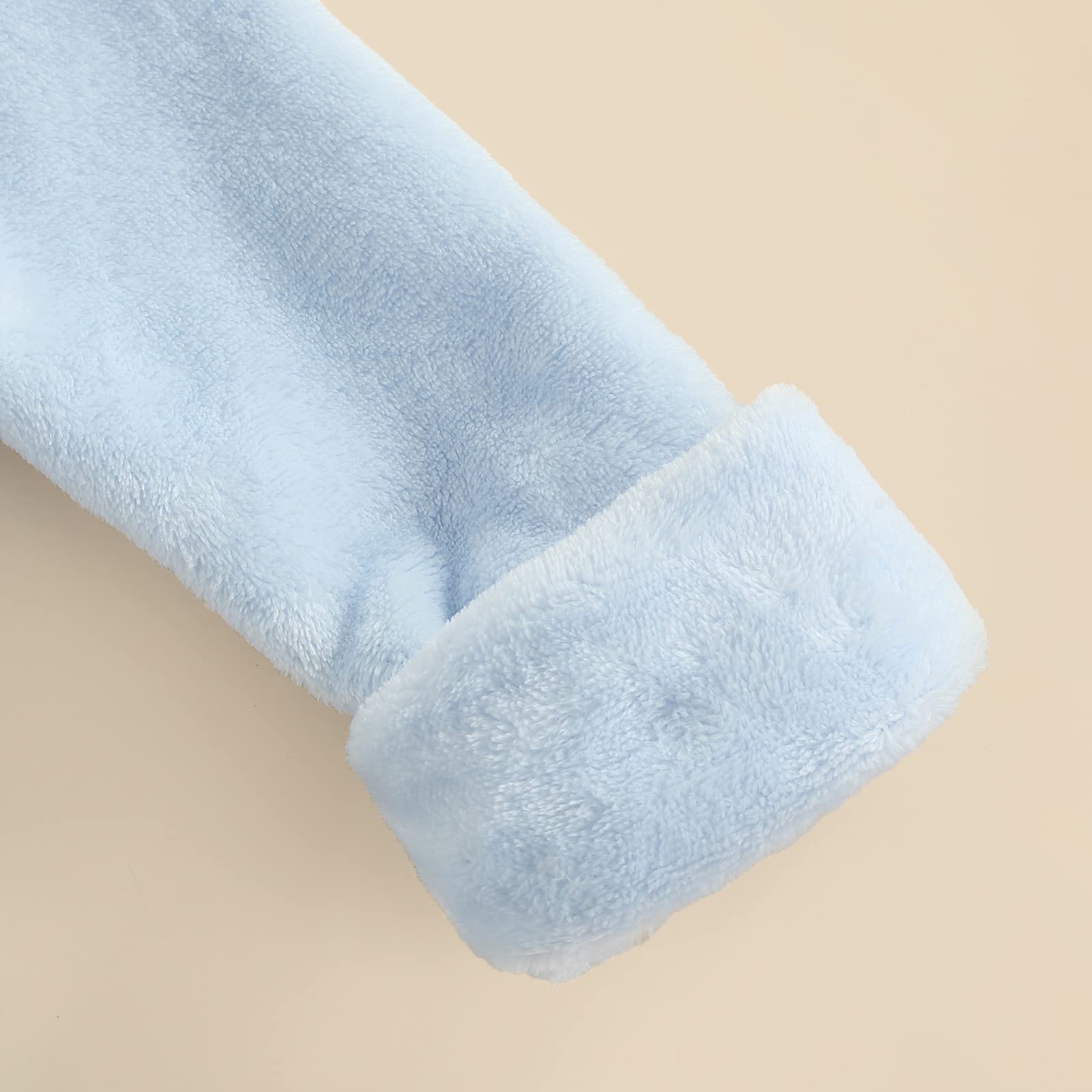 Carolilly Peignoir de Chambre Polaire Enfant Bébé Robe de Chambre Doux Chaud avec Ceinture 12 Mois à 6 Ans